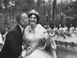 Buy Vice Pres. Lyndon B. Johnson with His Daughter, Azalea Queen Lynda Bird Johnson at AllPosters.com