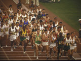 The Start of the 26 Mile Marathon at Summer Olympics
