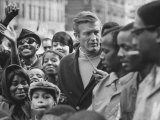 Mayor John Lindsay Touring the City and Talking to Residents