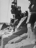 Fragile Sandstone Head of Ramses Ii Is Reassembled at New Site of Abu Simbel Temple