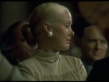 Maureen Dean Listening to Husband John Dean's Testimony During Watergate Hearings