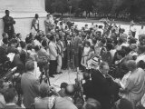 Buy Naacp Lawyer Thurgood Marshall Speaking to the Press at AllPosters.com