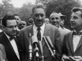 Buy Naacp Lawyer Thurgood Marshall Speaking to the Press at AllPosters.com