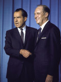 Buy US President Richard M. Nixon with His Secretary of State William P. Rogers at AllPosters.com