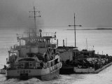 Buy Tugboat Pulling Port in Volga River at AllPosters.com
