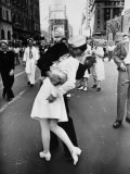 Buy American Sailor Clutching a White-Uniformed Nurse in a Passionate Kiss in Times Square at AllPosters.com