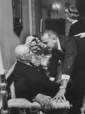 Buy House Speaker Sam Rayburn Talking with Senate Leader Lyndon Johnson During a Social Event at AllPosters.com