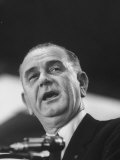 Buy Sen. Lyndon B. Johnson Making Speech During His Vice-Presidential Campaign at AllPosters.com
