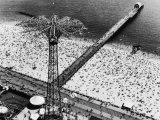 Buy Coney Island Parachute Jump Aerial and Beach. Coney Island, Brooklyn, New York. 1951 at AllPosters.com