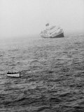 Italian Liner Andrea Doria Sinking in Atlantic after Collision with Swedish Ship Stockholm