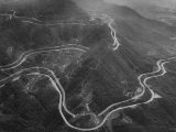 Aerial Picture of the Sao Paulo-Santos Road, also Called the Anchieta