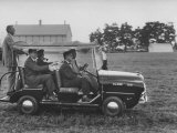 Buy Vice Pres. Richard M. Nixon and His Wife Riding a Golf Cart at a Gop Rally at AllPosters.com