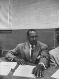 Buy Rev. Theodore J. Jemison Attending Meeting to Plan Demonstrations Against Segregated Buses at AllPosters.com
