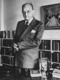 American Theologian Reinhold Niebuhr at the Union Theological Seminary