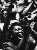 Buy Unidentified African American Women at Meeting First Baptist Church During Bus Boycott at AllPosters.com