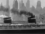 S.S. United States Sailing in New York Harbor