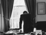 President John F. Kennedy in the Oval Office During the Steel Crisis