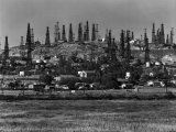 Oil Wells on Signal Hill, California. 1947
