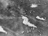 Buy Ongoing Tank Battle Between Russian and German Armor During Wwii at AllPosters.com