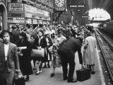 London Train Station During the Outbreak of World War Ii