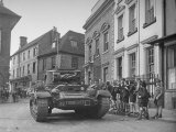 Buy Townspeople Gathering around a Tank During Wargames at AllPosters.com
