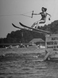 Buy Woman Competing in the National Water Skiing Championship Tournament at AllPosters.com