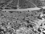 Massive Damage Caused by American Incendiary Bombs Dropped on the City Weeks Earlier