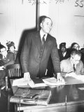 Charles H. Houston of Harvard University, Making a Plea for Use of Central High Auditorium