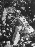 Buy People Surrounding Body of Mohandas K. Gandhi at Funeral at AllPosters.com