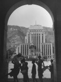 View Through Archway Toward Hong Kong-Shanghai Bank