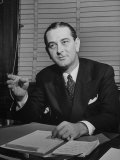 Buy Lyndon B. Johnson Sitting at Desk in His Office at AllPosters.com