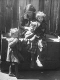 Buy Girl Watching over Her Sisters in a Pre-War Jewish Quarter Area at AllPosters.com