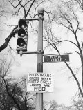 Close-Up of Traffic Sign at Dupont Circle