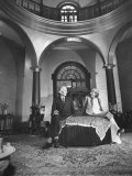 Buy Indian Statesman Mohammed Ali Jannah Sitting with His Sister in One of their Homes at AllPosters.com