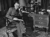Buy German-Born Us Writer Thomas Mann Sitting at His Desk at AllPosters.com
