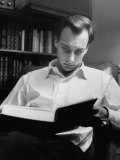 Aga Khan Reading a Book