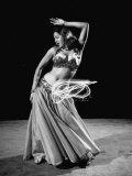 Egyptian Dancer Samia Gamal, Thrusting Sidewise to Make a Lassolike Pattern