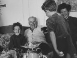 Artist Marc Chagall with His Family at their Home