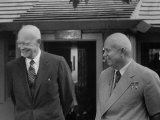 Buy Pres. Dwight D. Eisenhower with Nikita S. Khrushchev at AllPosters.com