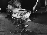 Buy Ice Being Used to Demonstrate How Matter Can Be Changed Chemically at AllPosters.com