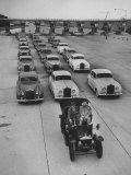 View of Early Models of Rolls Royce Cars