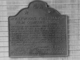 Plaque Commemorating Hollywood