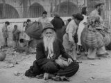 Buy Elderly Jewish Man Sitting in Street after Surrender of City at AllPosters.com