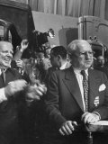 Teamsters Union. David Beck Clapping Hands, with Dan Tobin