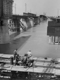 Buy Reconstruction of Bridge over the Po River at AllPosters.com