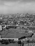 Buy Ariels of Seals Stadium During Opeaning Day, Giants Vs. Dodgers at AllPosters.com
