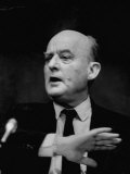 Dr. Reinhold Niebuhr Speaking at the Union Theological Seminary