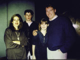 Actor Christopher Reeve and Wife Dana with their Children