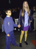 Actress Leelee Sobieski and Brother Robie at Cirque De Soleil's 