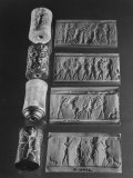 Gilgamesh Cylinder Seals Commemorating Acts of Mythological Character from Sumerian Culture